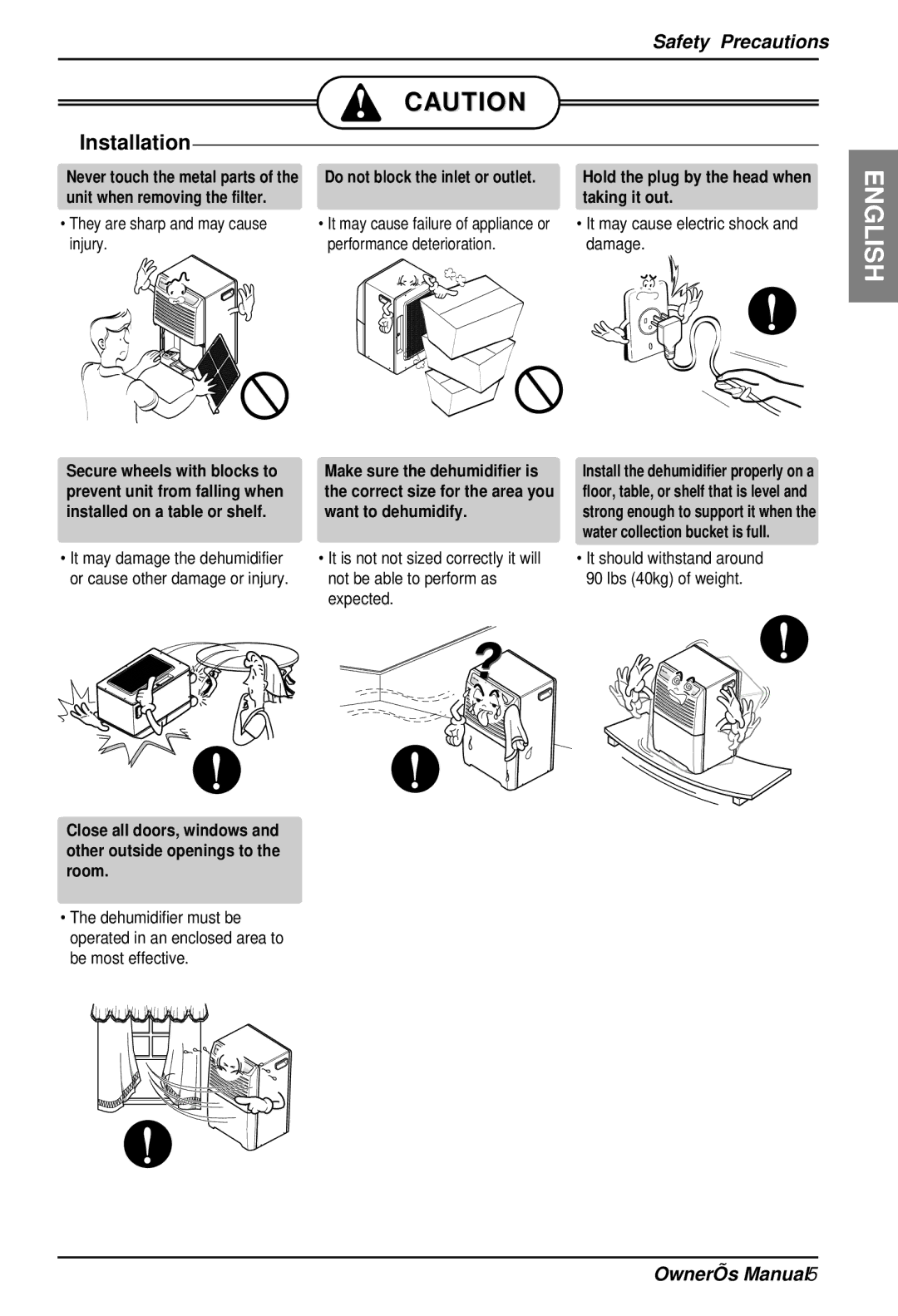 Heat Controller BHD-301 manual They are sharp and may cause injury, Hold the plug by the head when taking it out 