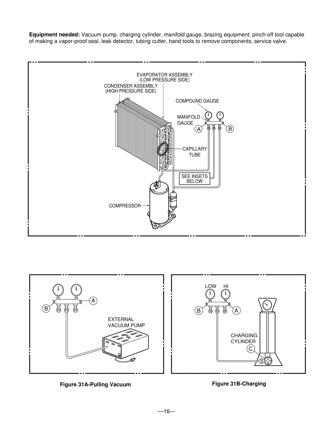 Heat Controller BHD-651-C, BHD-501-B, BHD-301-C service manual Pulling Vacuum 