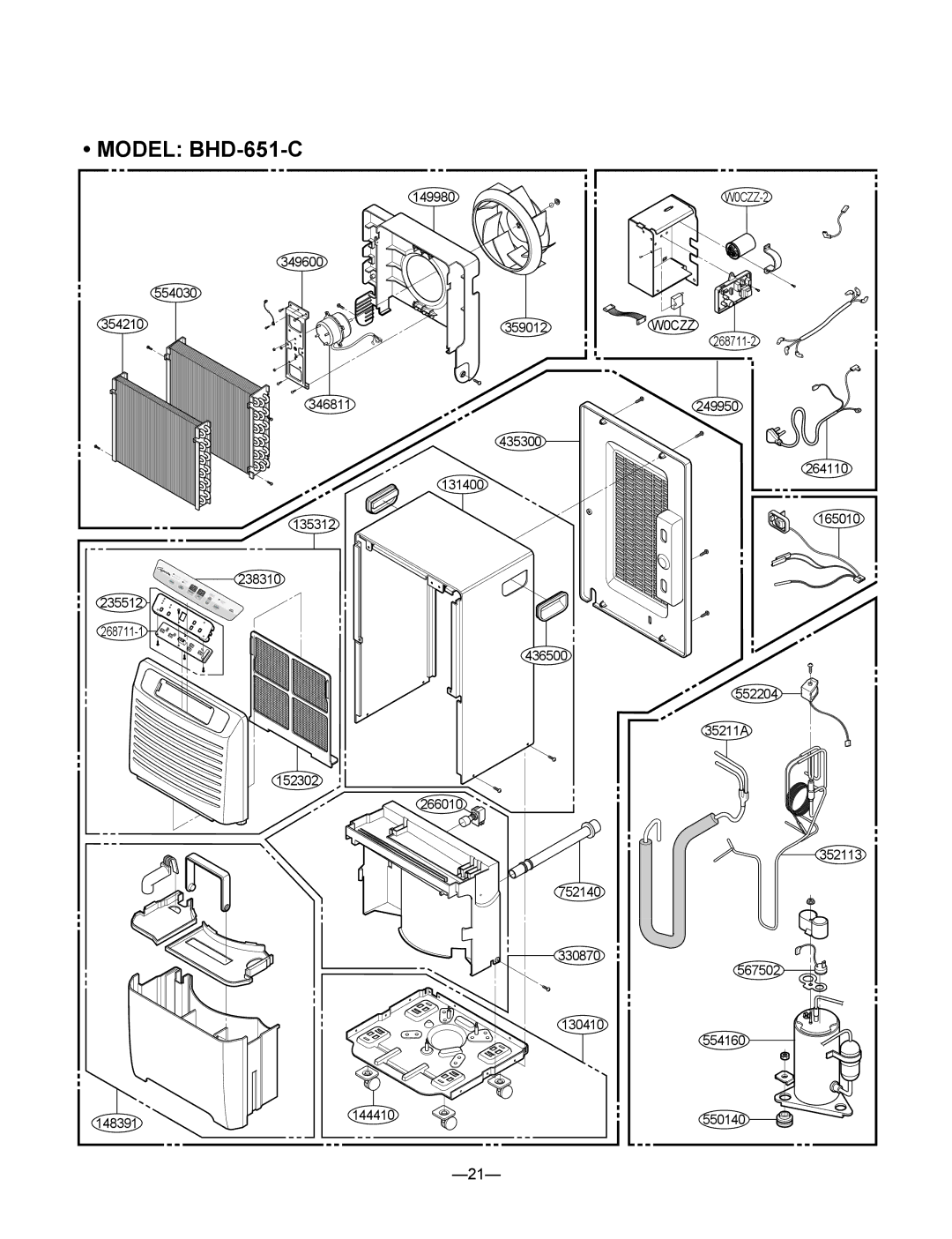 Heat Controller BHD-501-B, BHD-301-C service manual Model BHD-651-C 