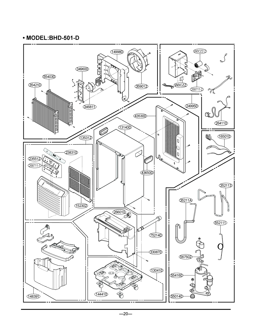 Heat Controller BHD-651-D, BHD-301-D service manual MODELBHD-501-D, W0CZZ 