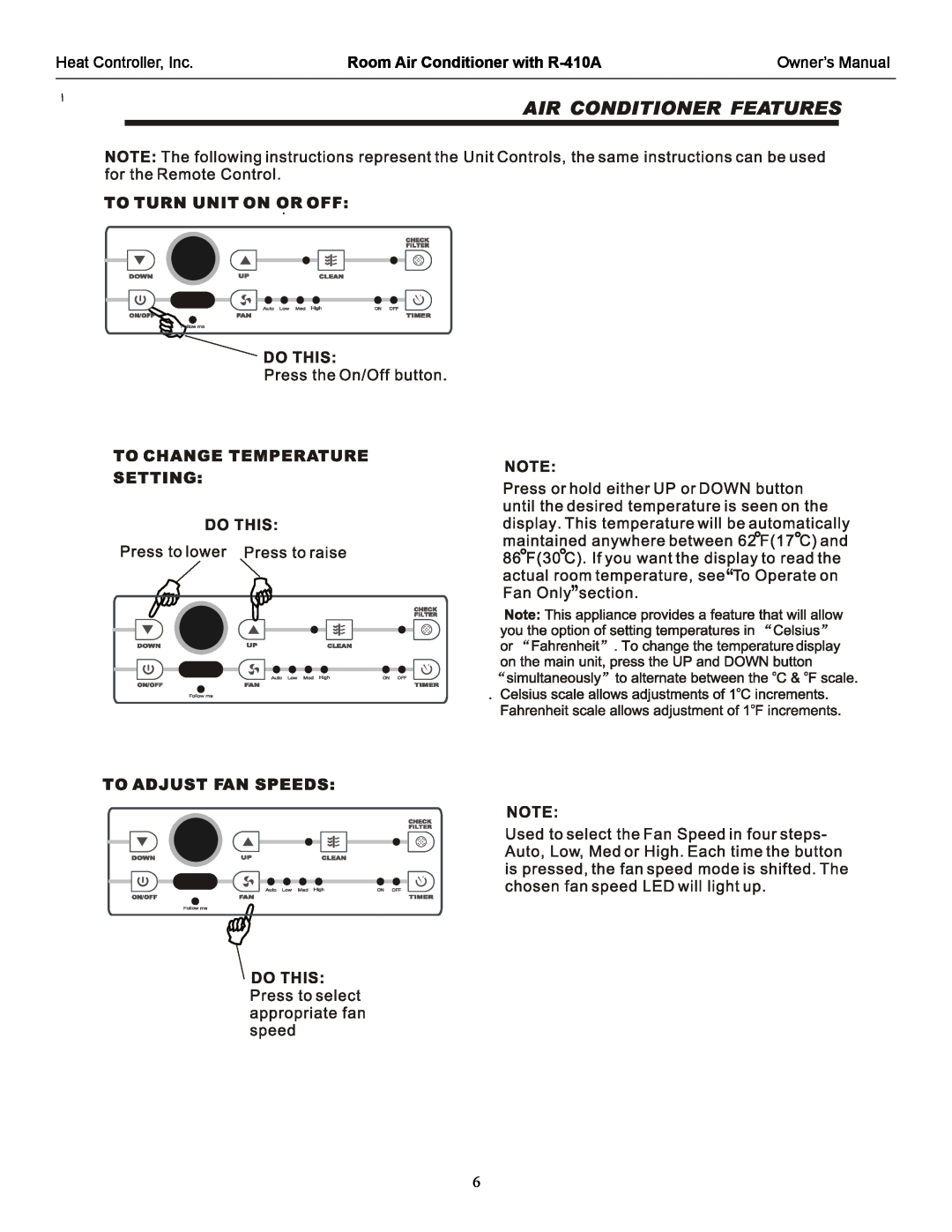 Heat Controller CD-121J, CD-101J manual 