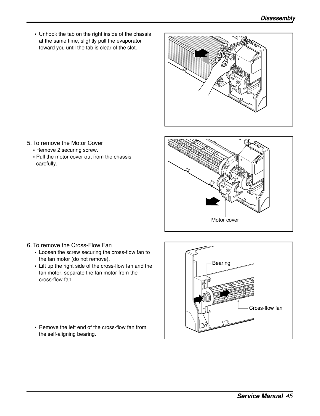 Heat Controller DMH24DB-1, DMC24DB-1 manual To remove the Motor Cover 