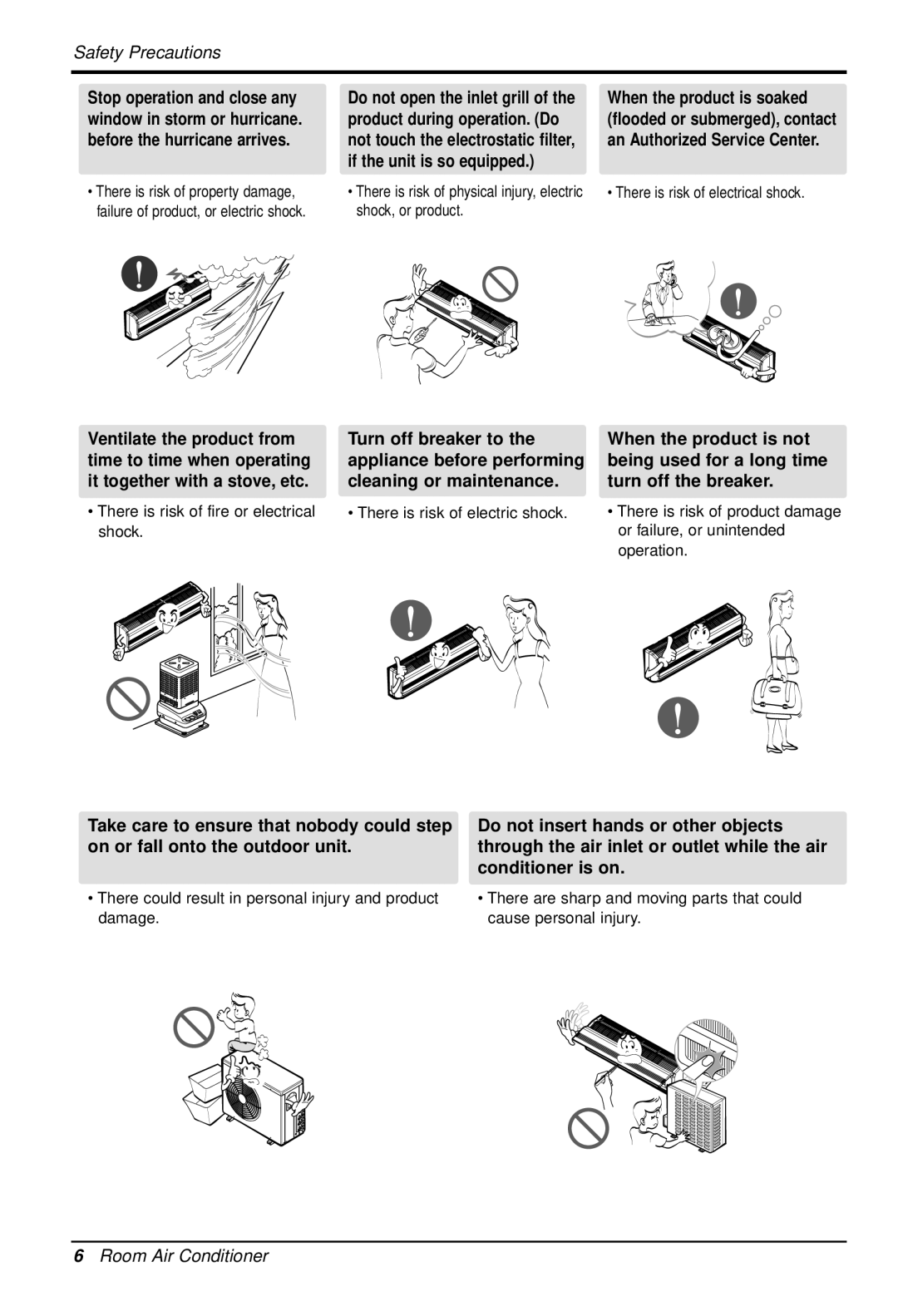 Heat Controller DMC24DB-1, DMH36TB-1 manual There is risk of fire or electrical shock, There is risk of electric shock 