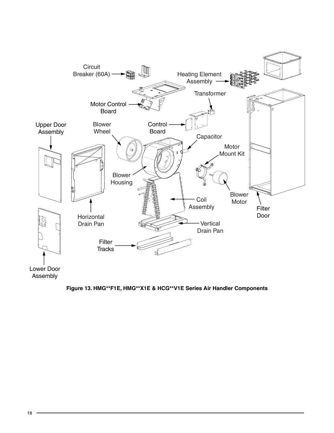 Heat Controller HMG**X1E, HMG**F1E, HCG**V1E installation instructions Breaker 60A Heating Element 