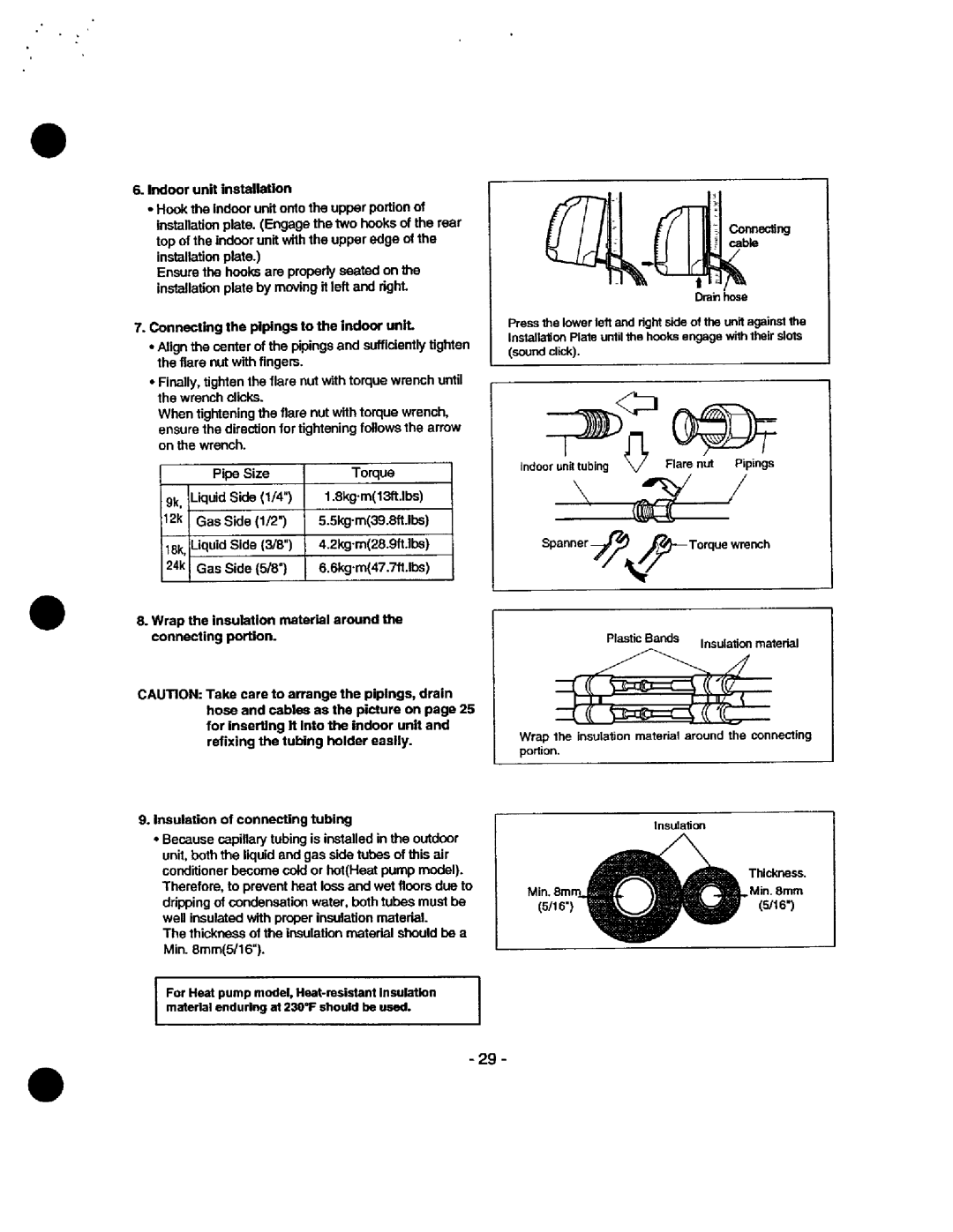 Heat Controller MSS-018B/A, MSH-0186/A, MSH-01 2B/A, MSS-009B/A, MSS-012B/A, MSS-024B/A, MSH-024B/A manual Llj, 5kgm39.8ft.ibs 