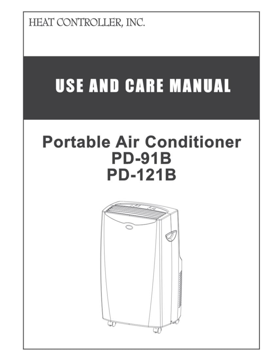 Heat Controller PD121B, PD-91B manual 