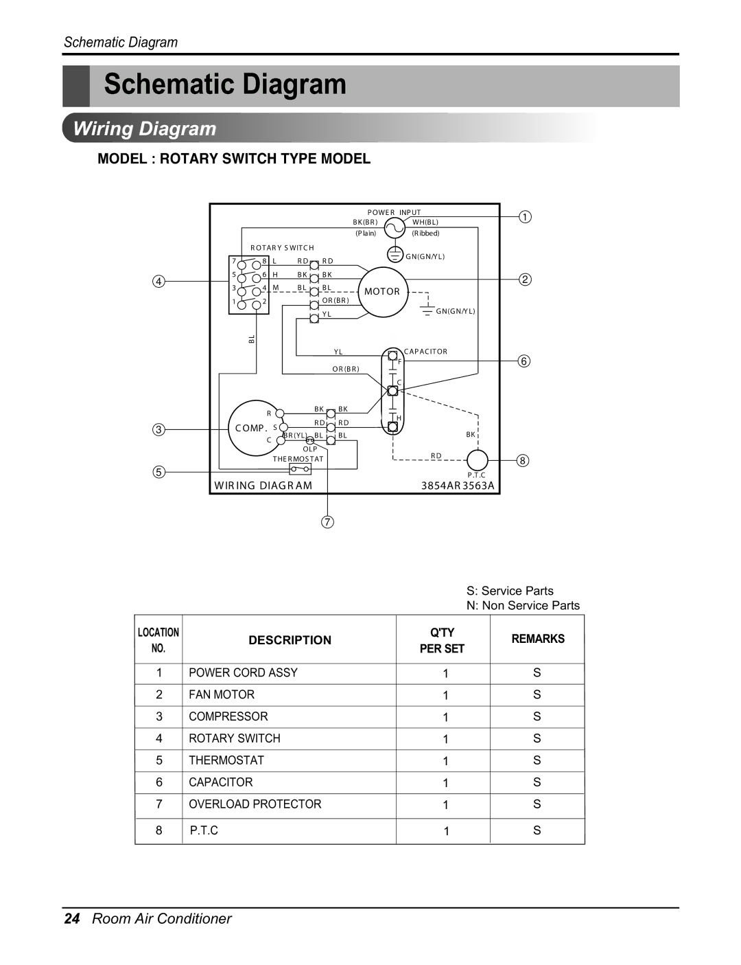 Heat Controller RAD-101A, RAD-81A, RADS-81B manual Schematic Diagram, Wiring Diagram 