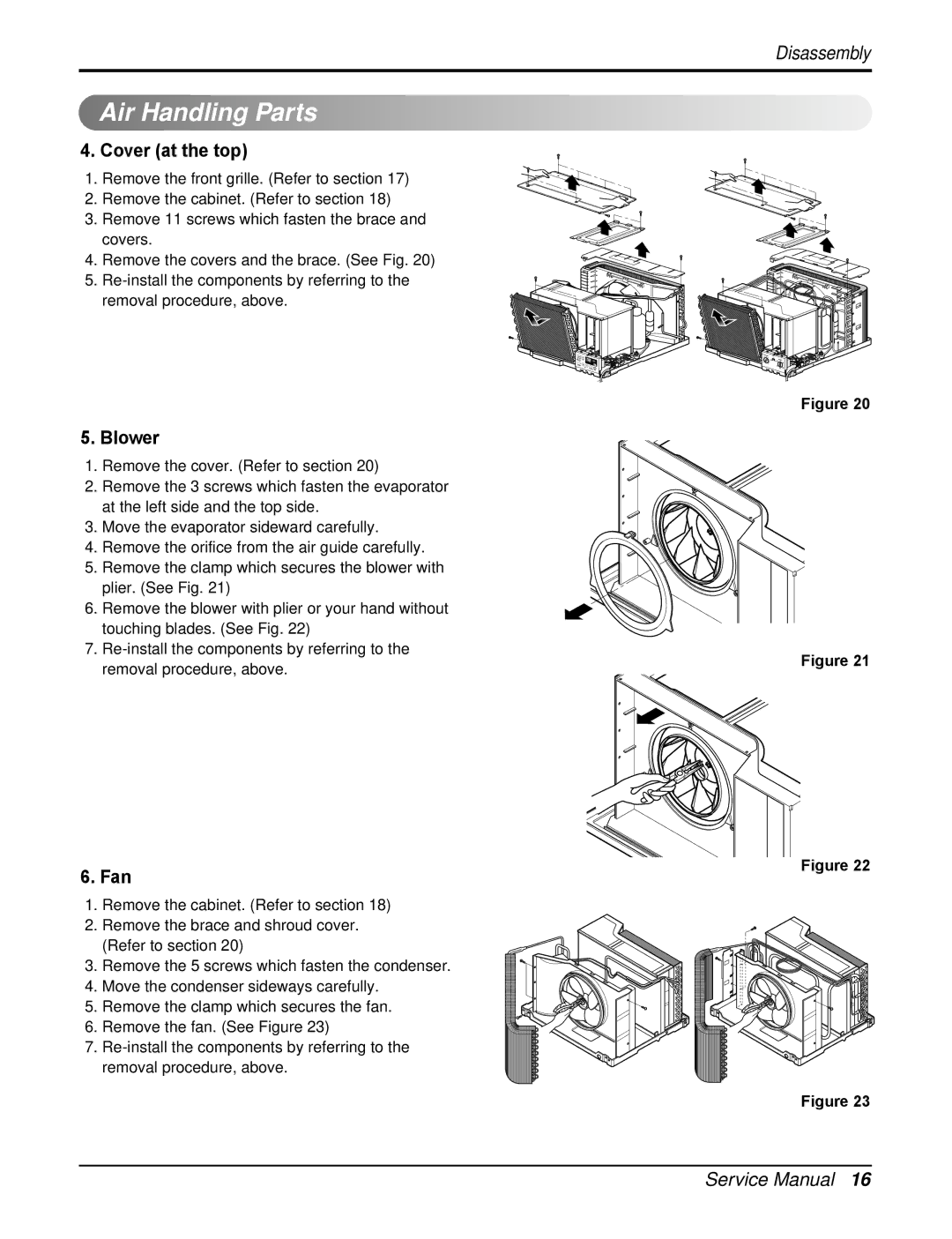 Heat Controller RAD-243A, RAD-183A service manual Cover at the top, Blower, Fan 