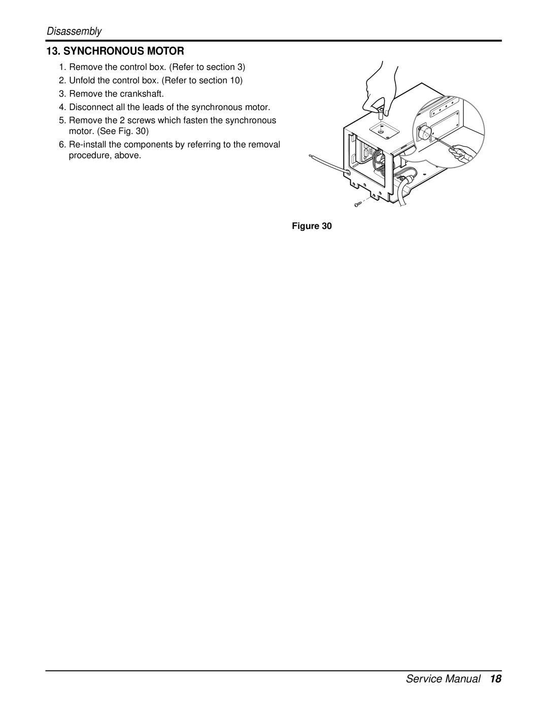 Heat Controller REG-183A, REG-243A manual Synchronous Motor 