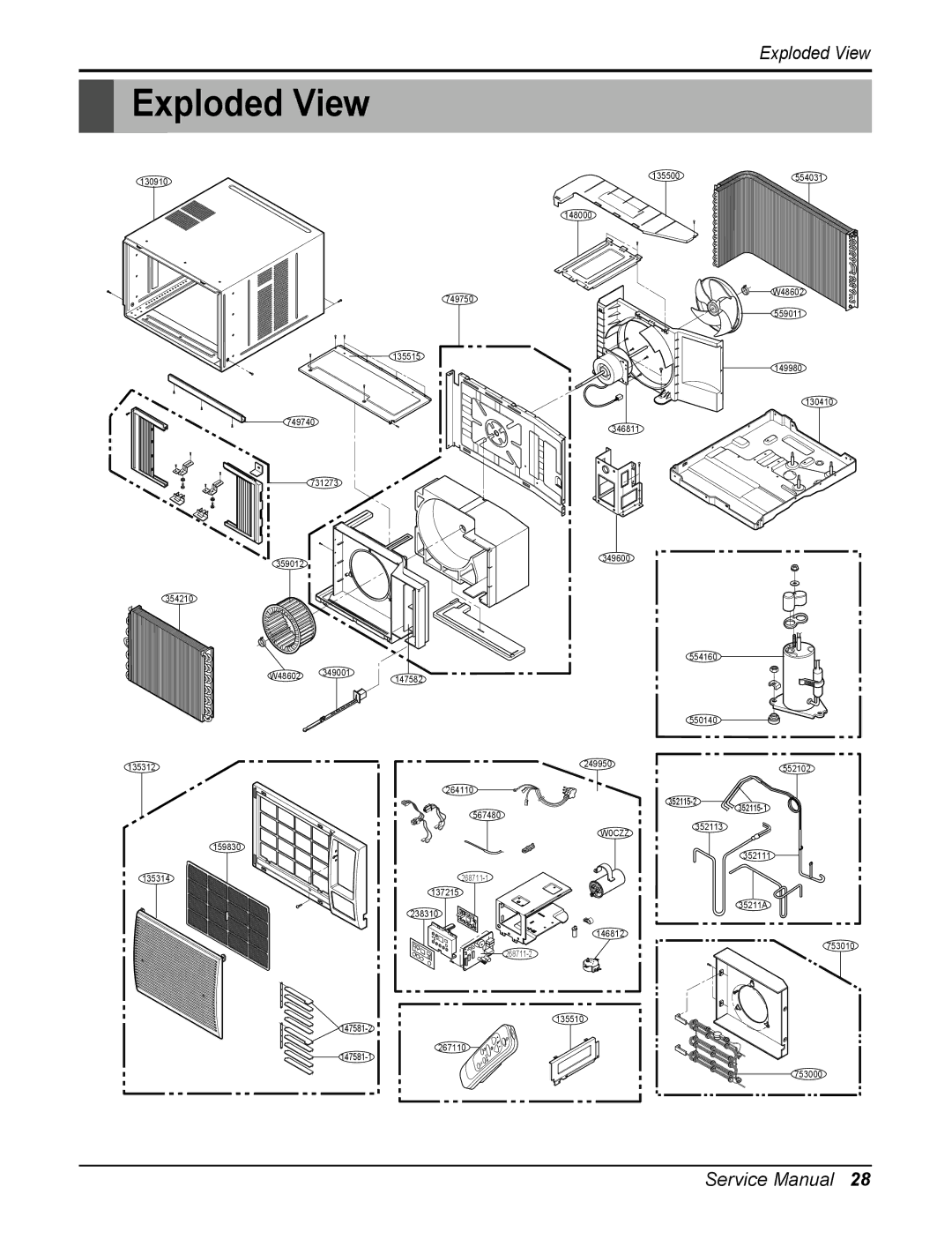 Heat Controller REG-183A, REG-243A manual Exploded View 