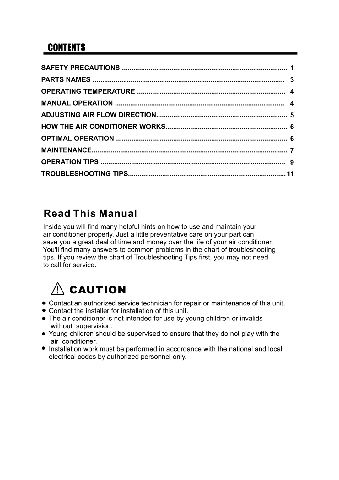 Heat Controller SMH, SMA owner manual Read his Anual 