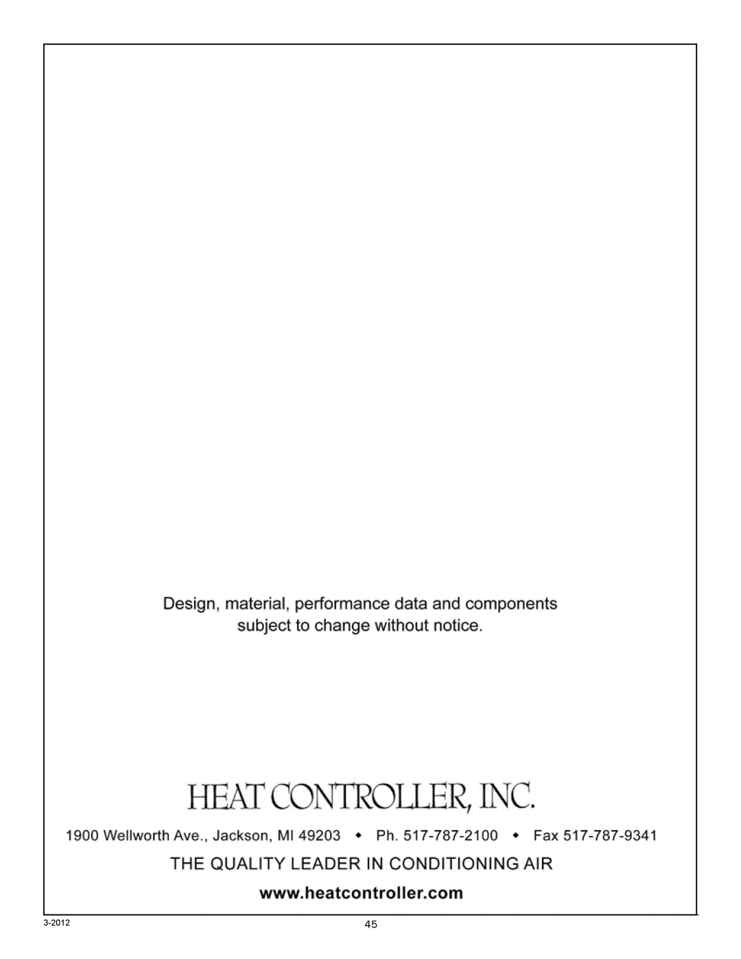 Heat Controller VMH24SC-1, VMH12SC-1, VMH09SC-1, VMH18SC-1 service manual 2012 