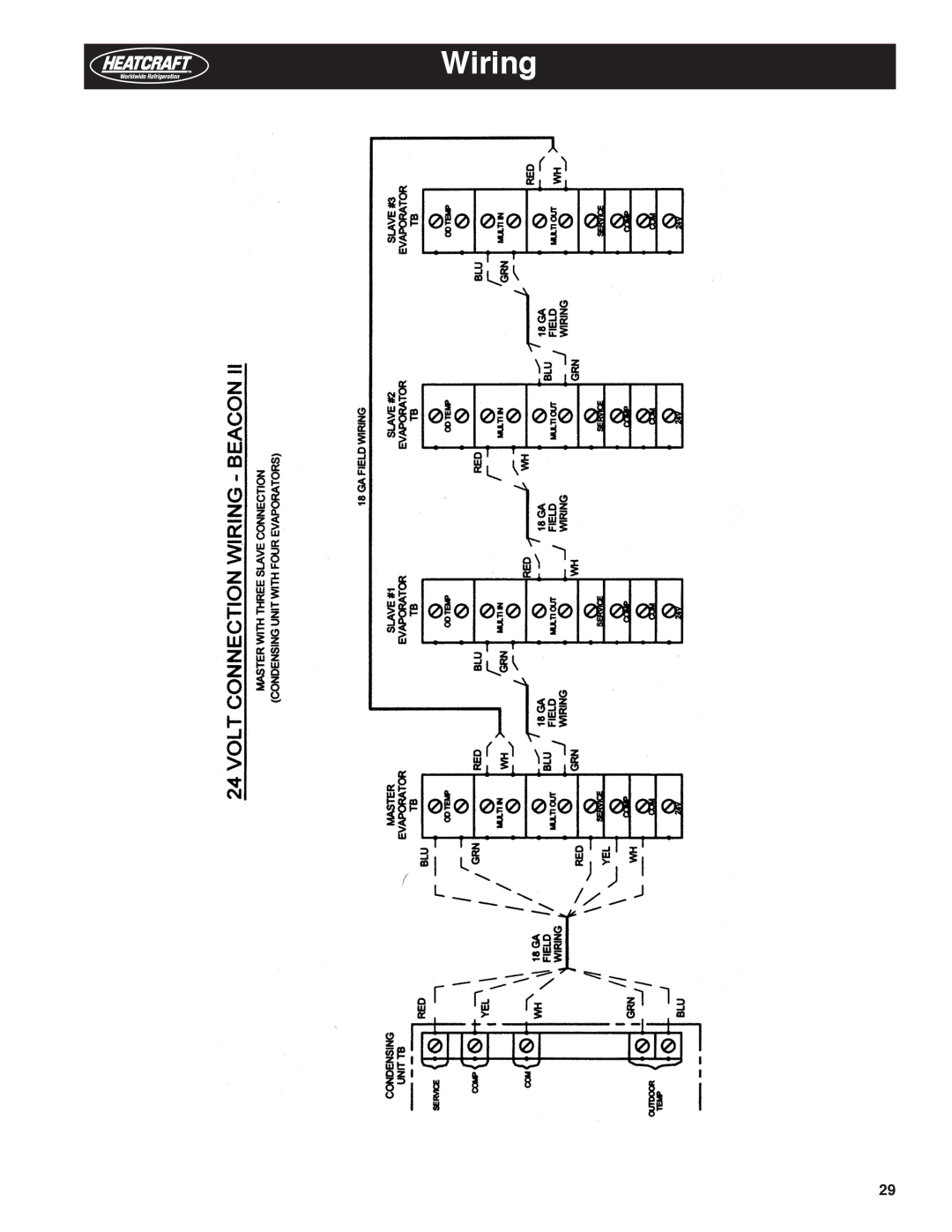 Heatcraft Refrigeration Products H-IM-79E manual Wiring 