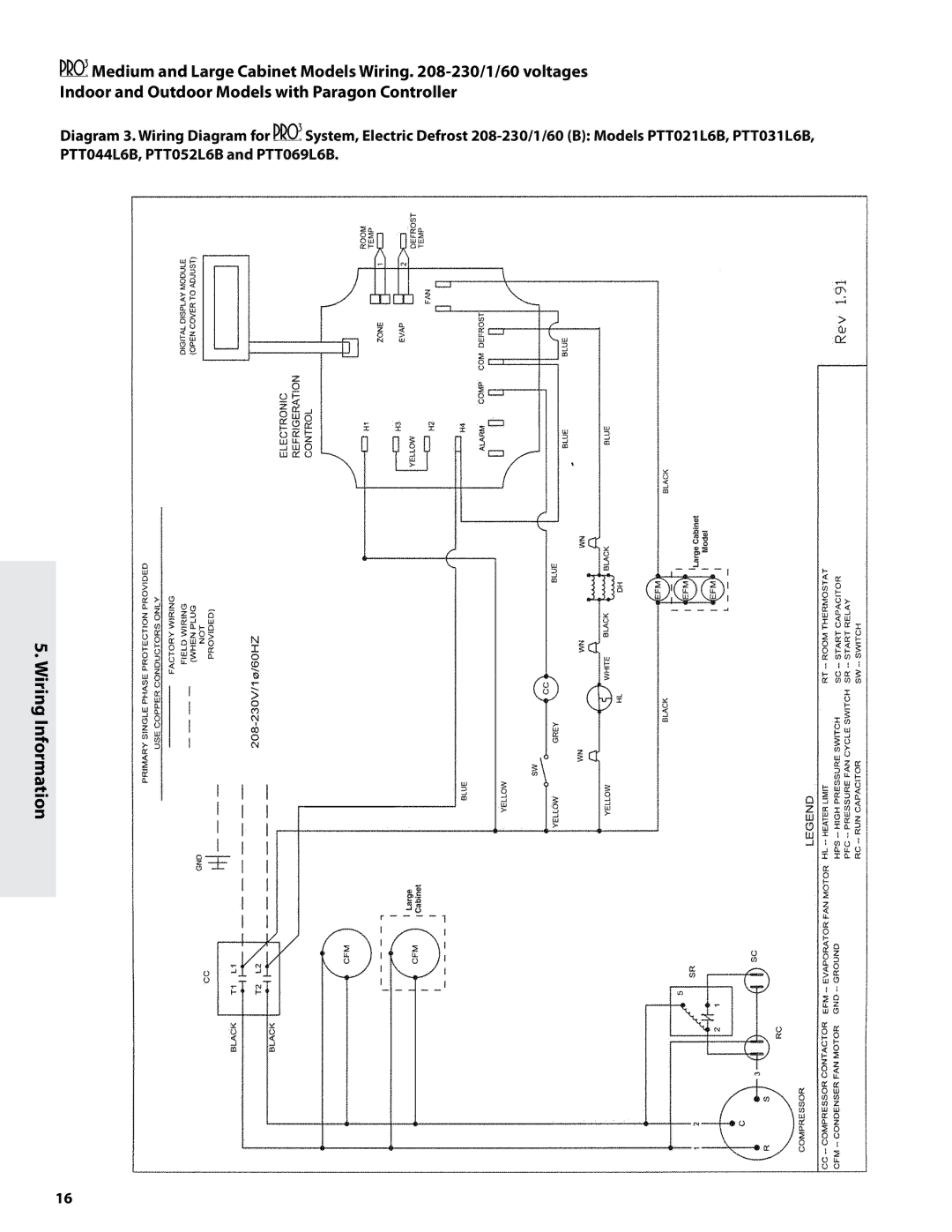 Heatcraft Refrigeration Products H-IM-82B installation and operation guide InformationWirig 