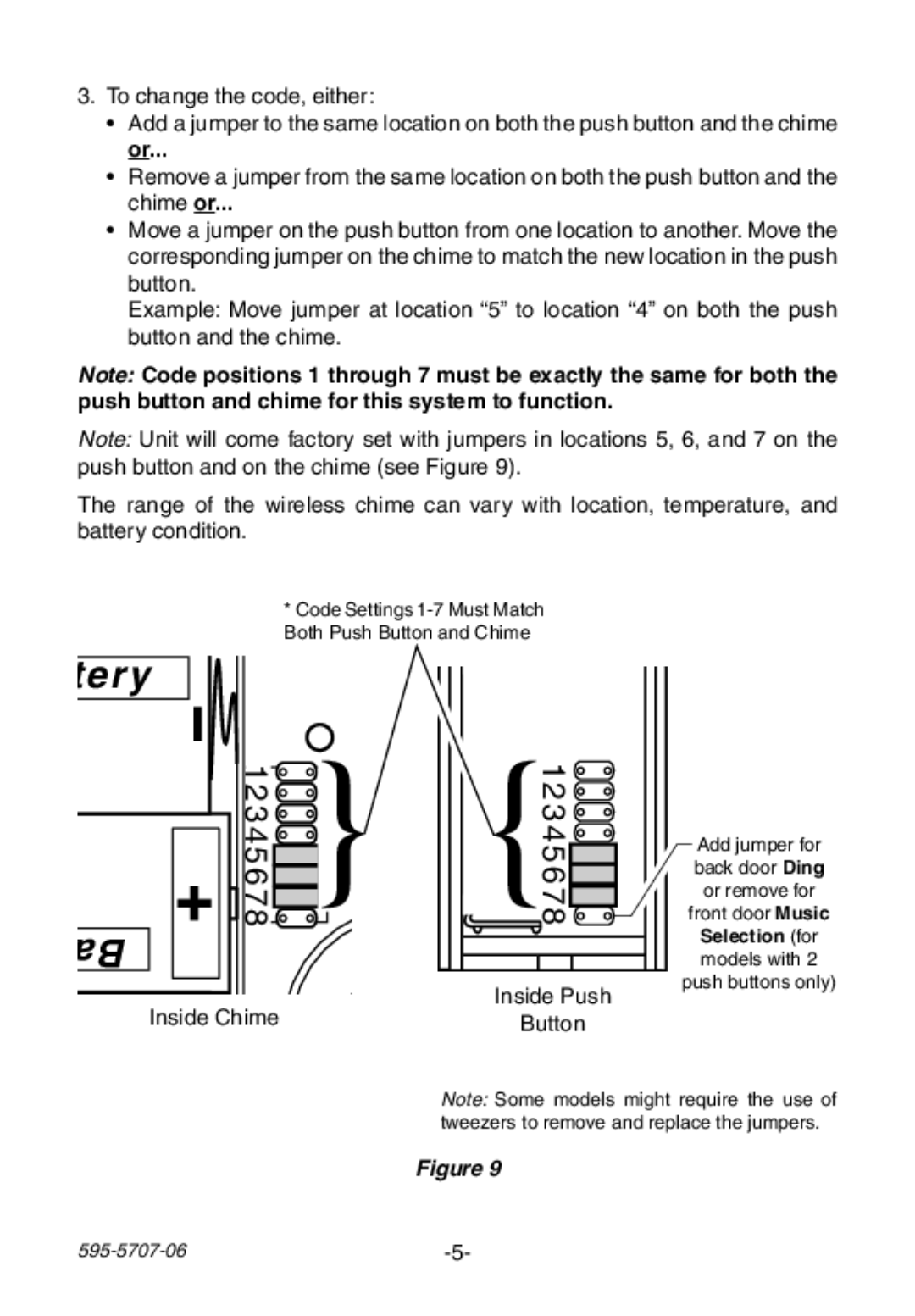 Heath Zenith 595-5707-06 manual Tery 