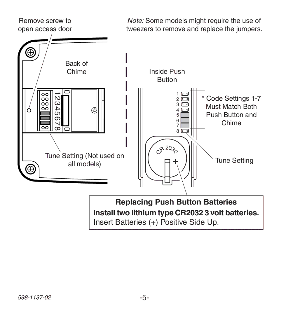 Heath Zenith Lighted Wireless Push Button Accessory manual 12345678 