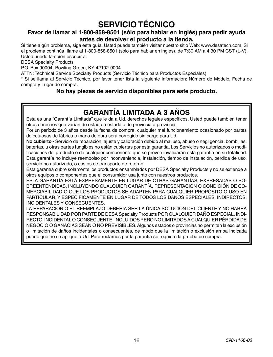 Heath Zenith PF-4152-BK, PF-4151-AZ, PF-4144-NB Servicio Técnico, No hay piezas de servicio disponibles para este producto 