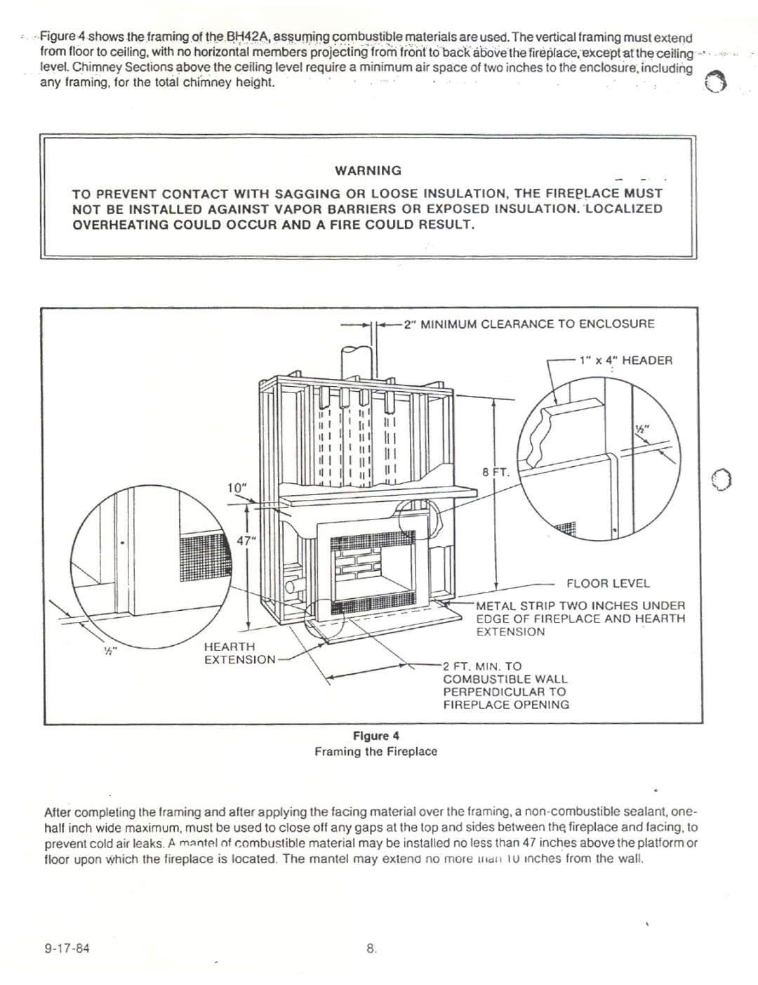 Heatiator BH42A manual 