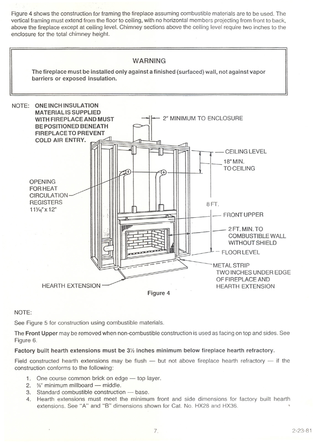 Heatiator FP28 manual 