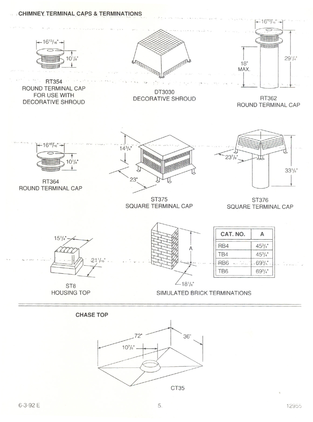 Heatiator HD36B manual 