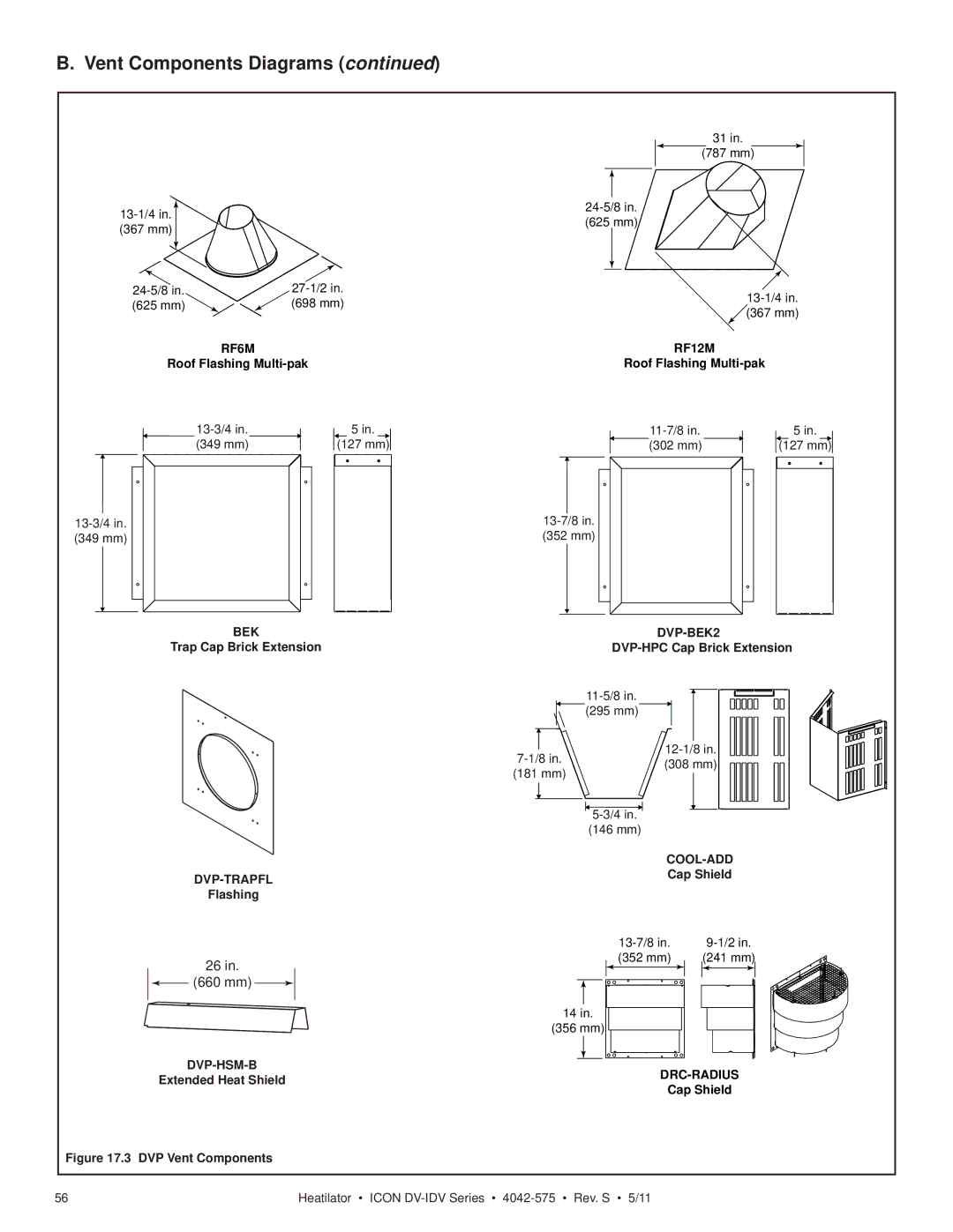 Heatiator IDV4833IT owner manual Dvp-Trapfl 