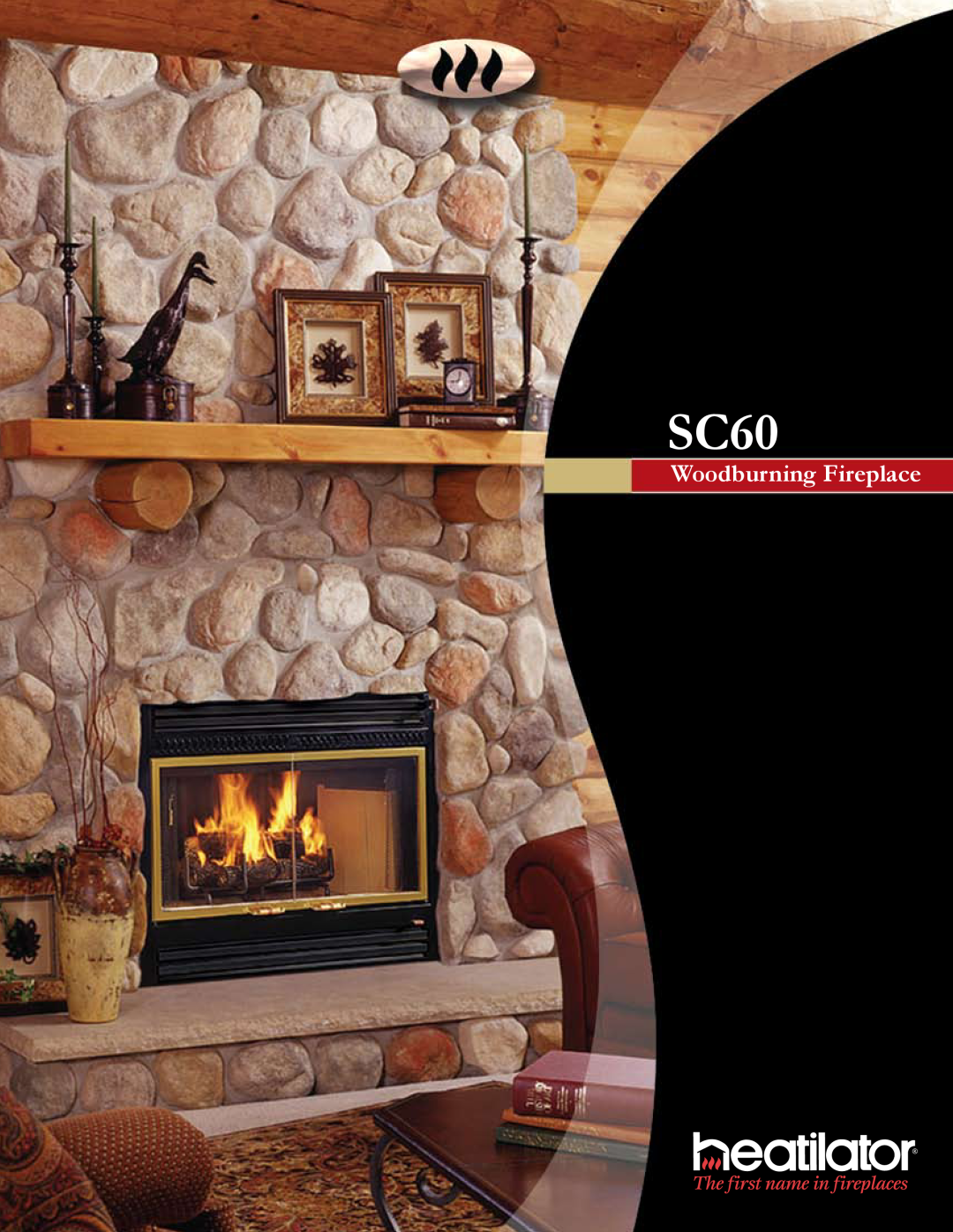 Heatiator SC60 manual Woodburning Fireplace 