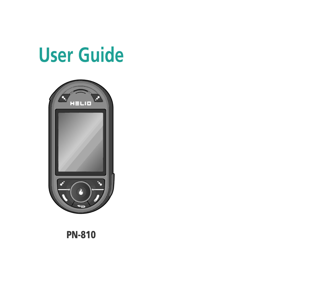 Helio PN-810 manual User Guide 