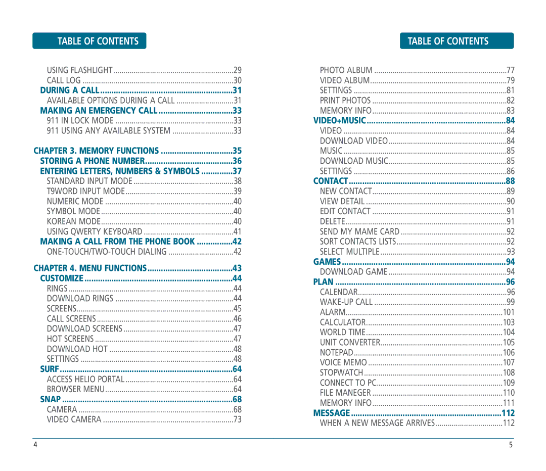 Helio PN-810 manual 112 