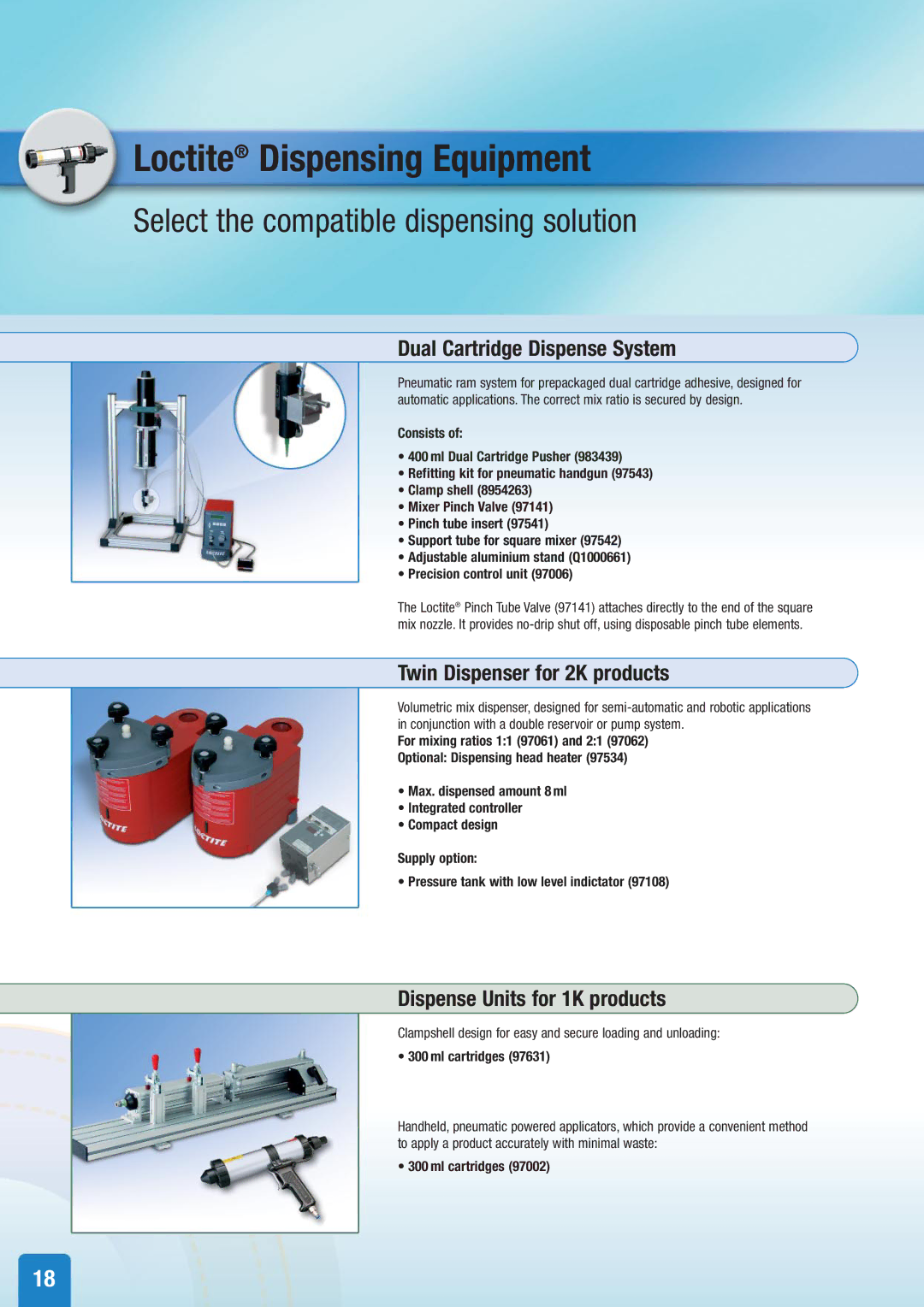 Henkel Structural Bonding Solutions manual Dual Cartridge Dispense System, Twin Dispenser for 2K products, Ml cartridges 