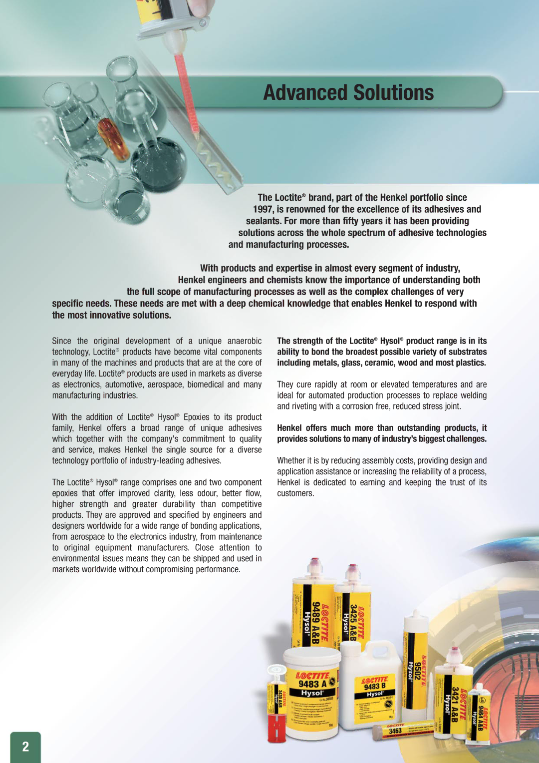 Henkel Structural Bonding Solutions manual Advanced Solutions, Manufacturing processes 