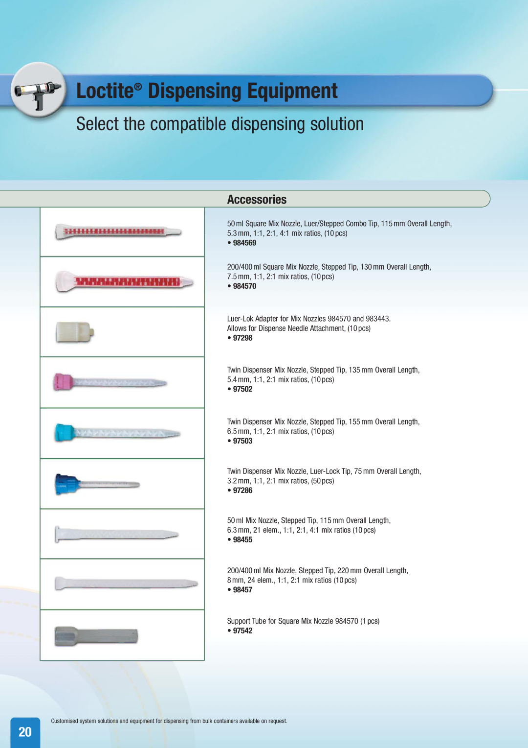 Henkel Structural Bonding Solutions manual Accessories 