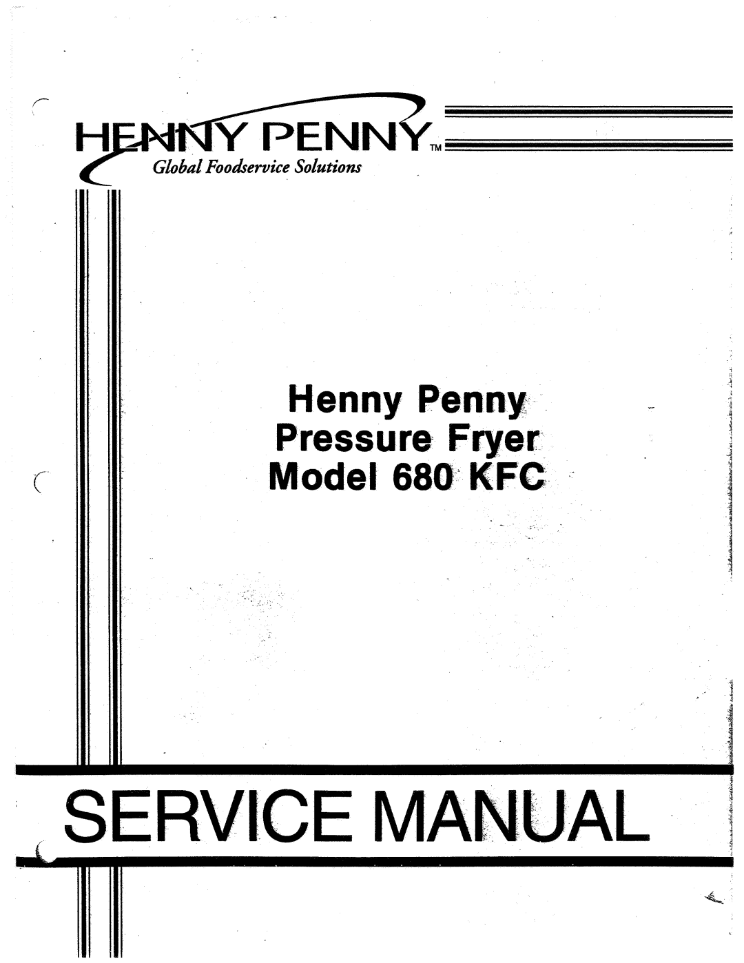 Henny Penny 680 KFC manual 