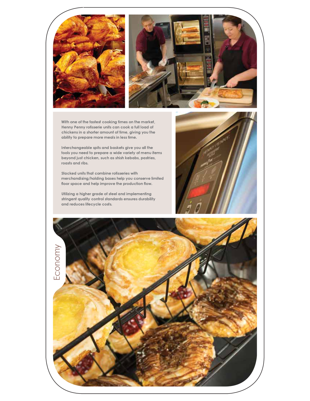 Henny Penny Rotisserie Cooking manual Economy 