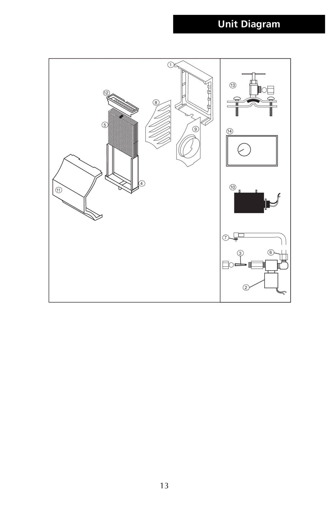 Herrmidifier Co G-200/300 manual Unit Diagram 