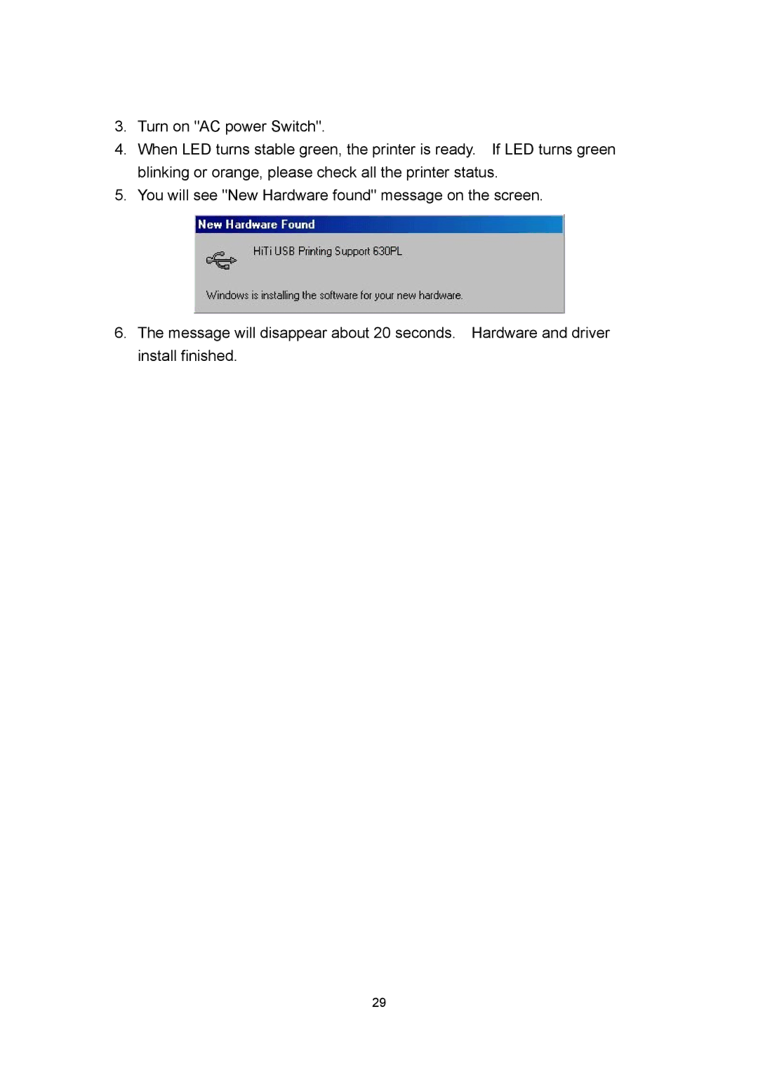 Hi-Touch Imaging Technologies 630PL user manual 