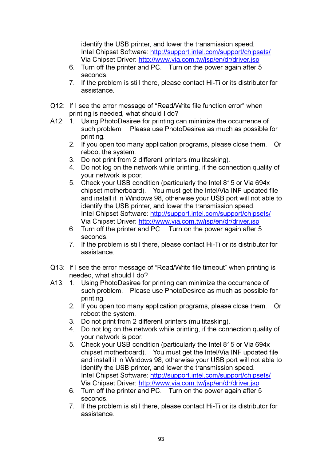 Hi-Touch Imaging Technologies 630PL user manual 