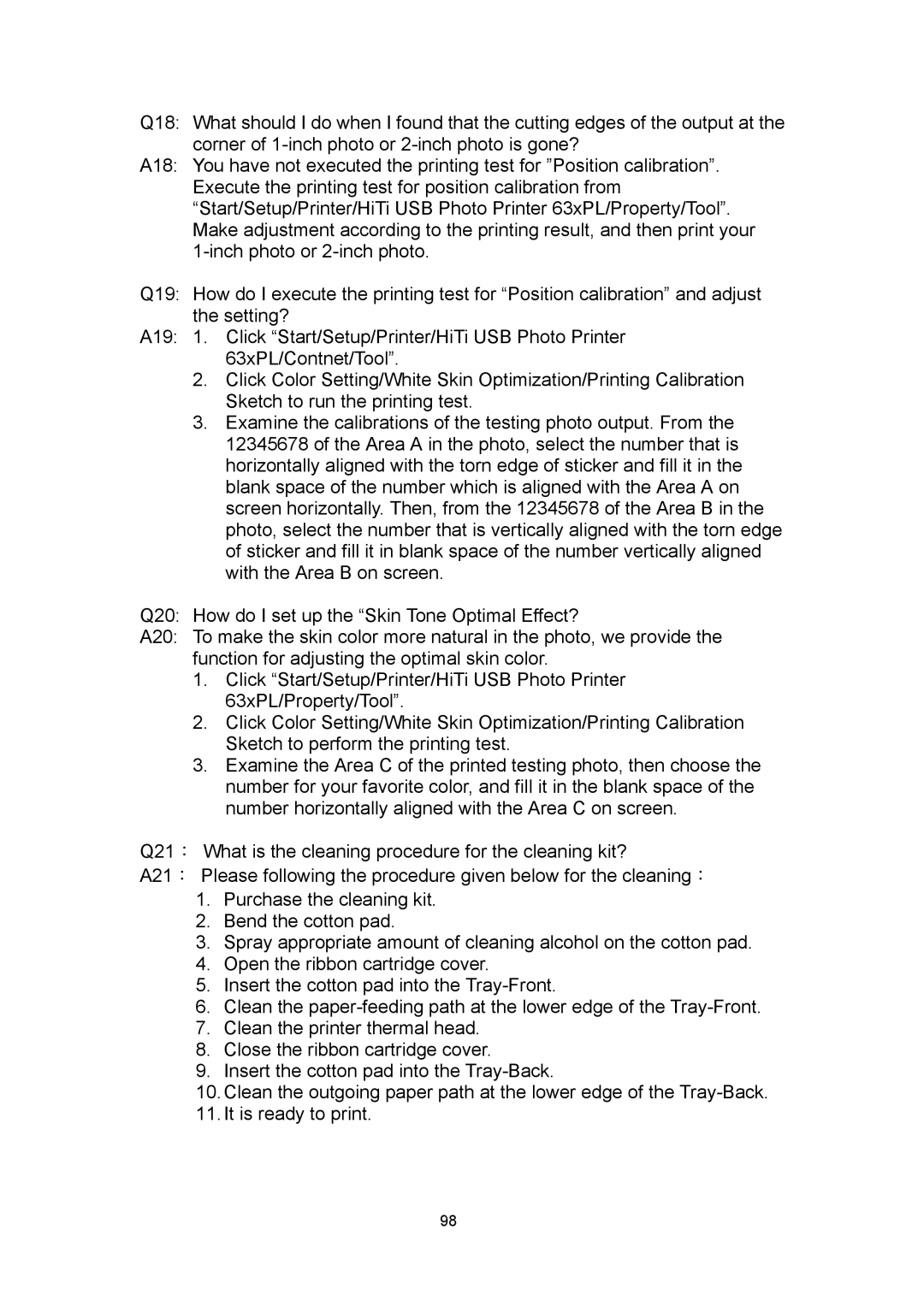 Hi-Touch Imaging Technologies 630PL user manual 