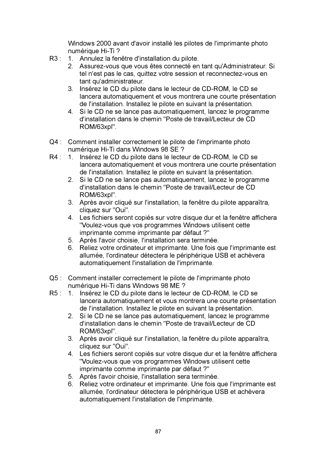 Hi-Touch Imaging Technologies 630PL/PS manual 