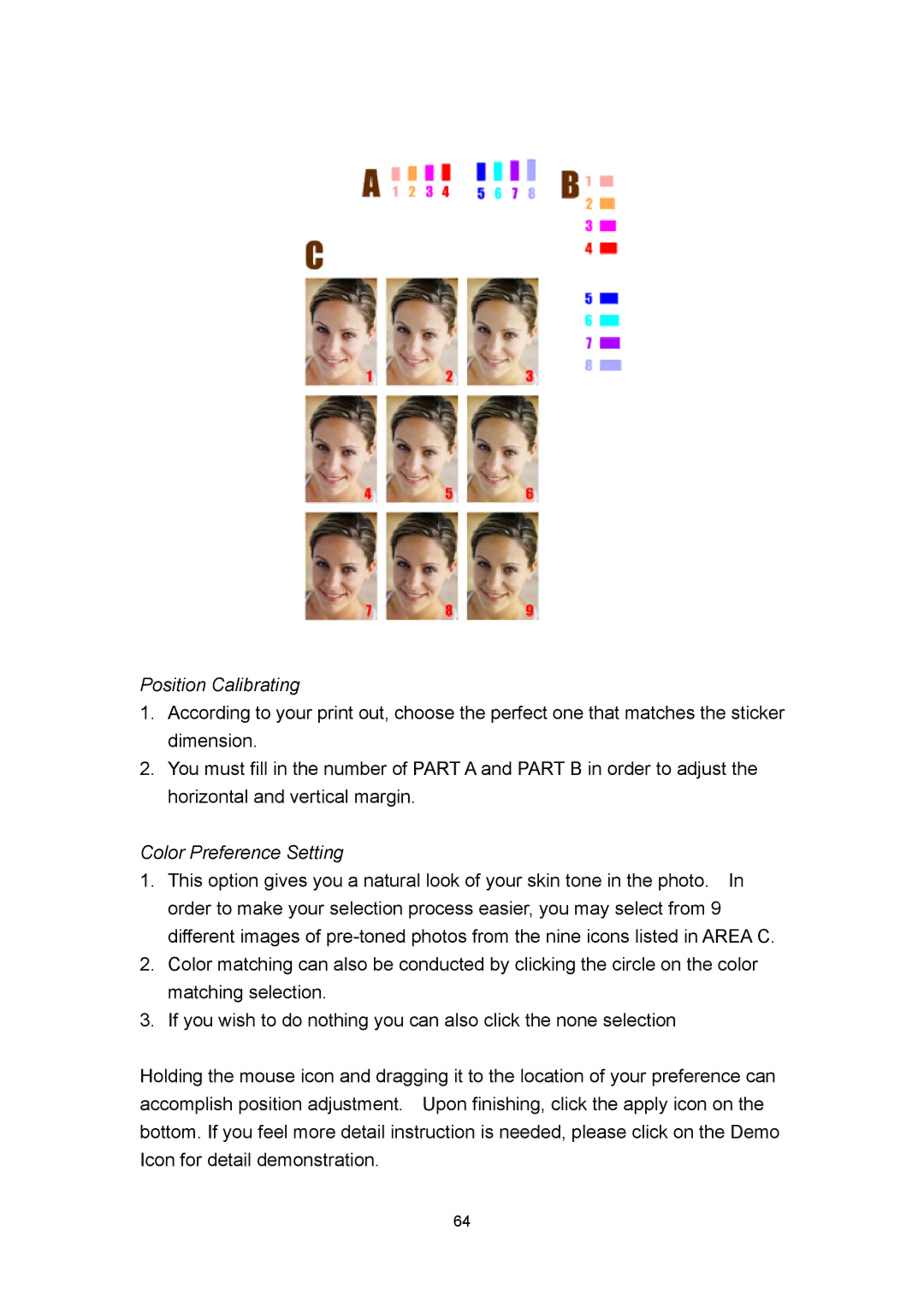 Hi-Touch Imaging Technologies 640PS user manual Position Calibrating 