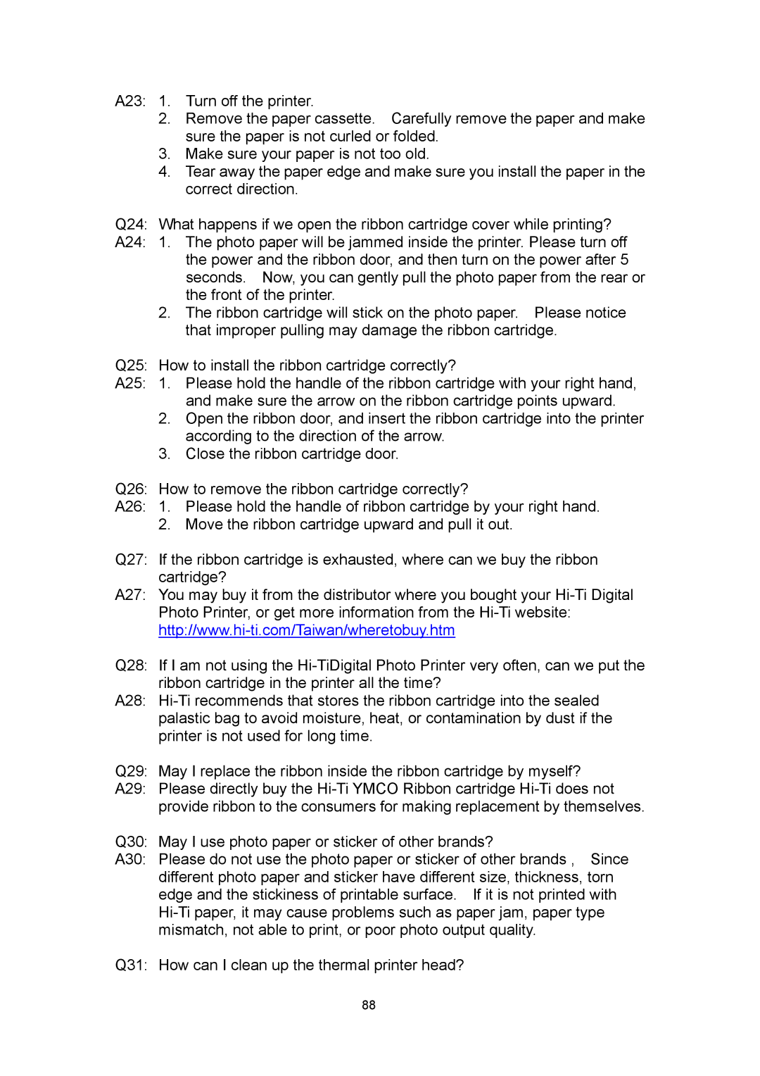 Hi-Touch Imaging Technologies 640PS user manual 