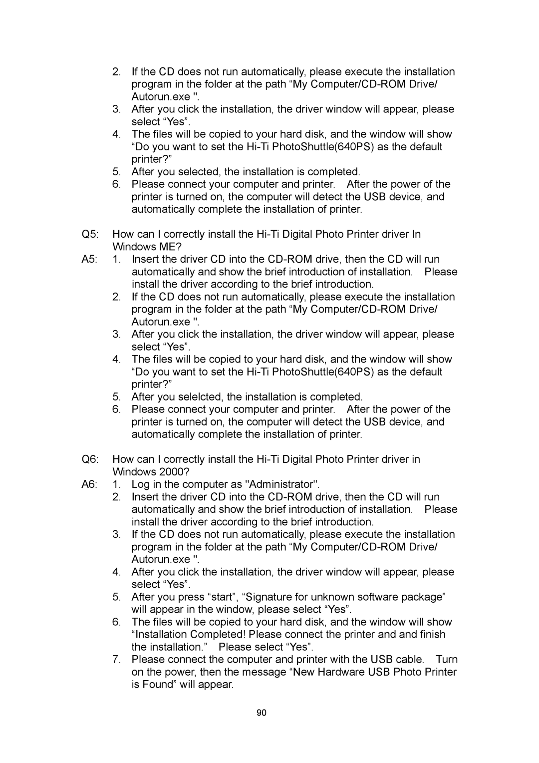 Hi-Touch Imaging Technologies 640PS user manual 