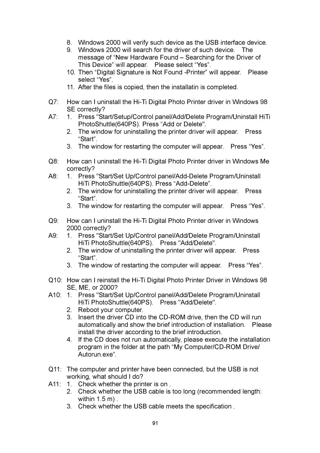 Hi-Touch Imaging Technologies 640PS user manual 