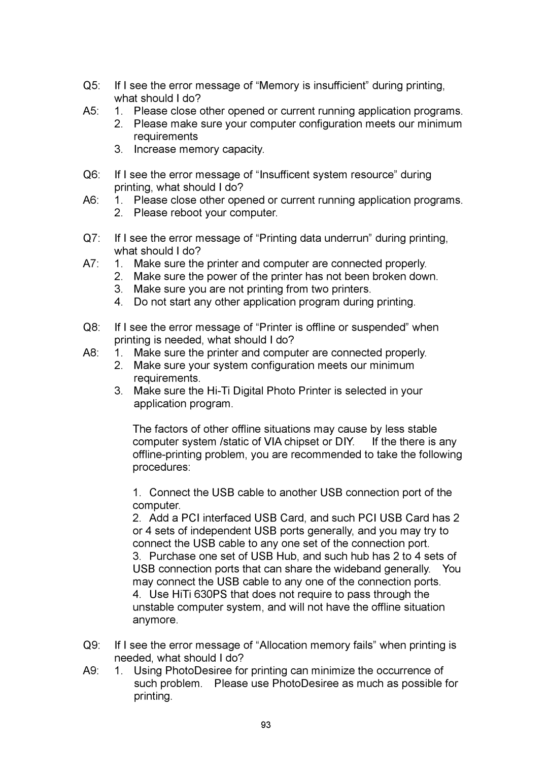 Hi-Touch Imaging Technologies 640PS user manual 