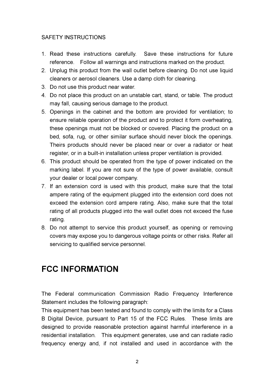 Hi-Touch Imaging Technologies 640PS user manual FCC Information 