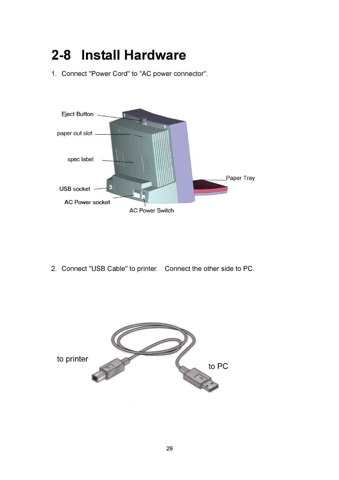 Hi-Touch Imaging Technologies 640PS user manual Install Hardware 