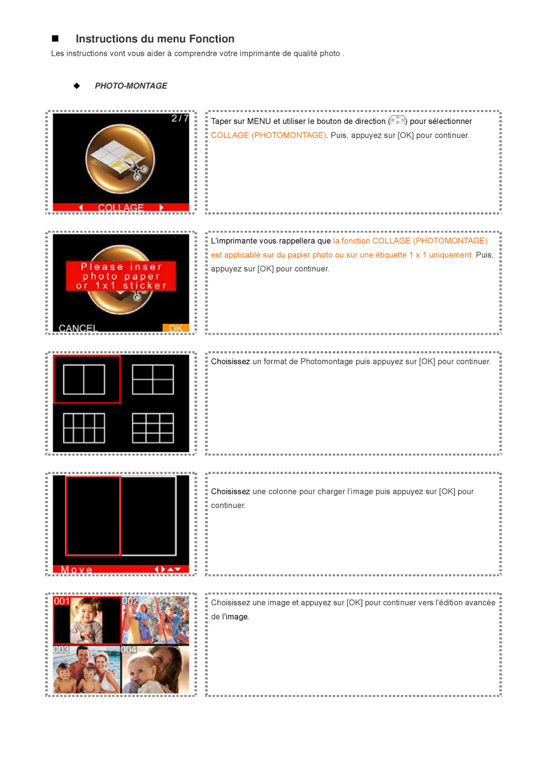 Hi-Touch Imaging Technologies L300, S300 user manual ‹ Photo-Montage 