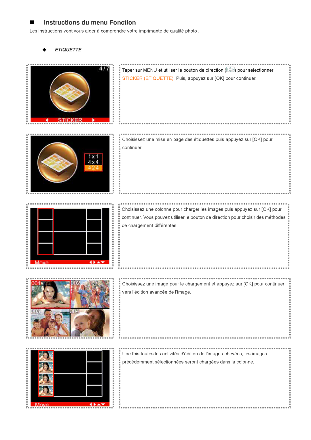 Hi-Touch Imaging Technologies S300, L300 user manual ‹ Etiquette 