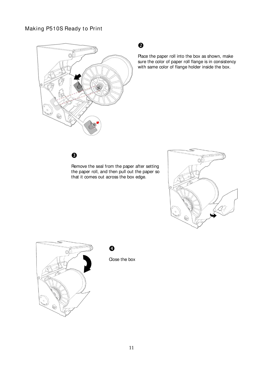 Hi-Touch Imaging Technologies P510Si user manual Making P510S Ready to Print 