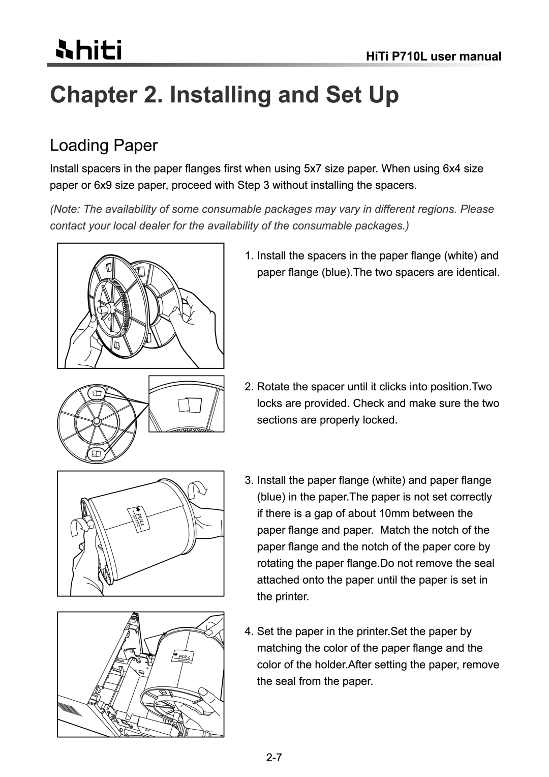 Hi-Touch Imaging Technologies P710L manual 