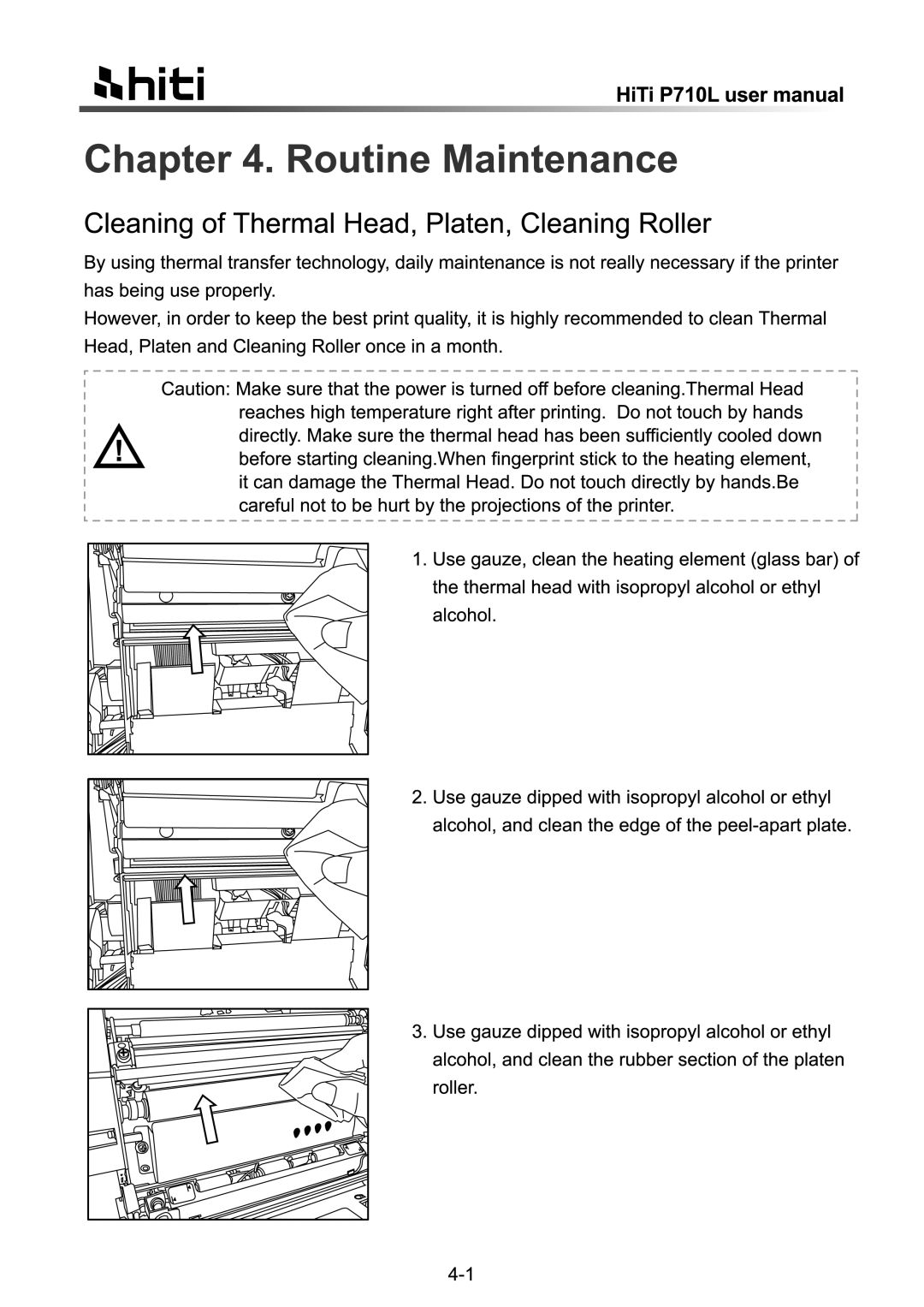 Hi-Touch Imaging Technologies P710L manual 